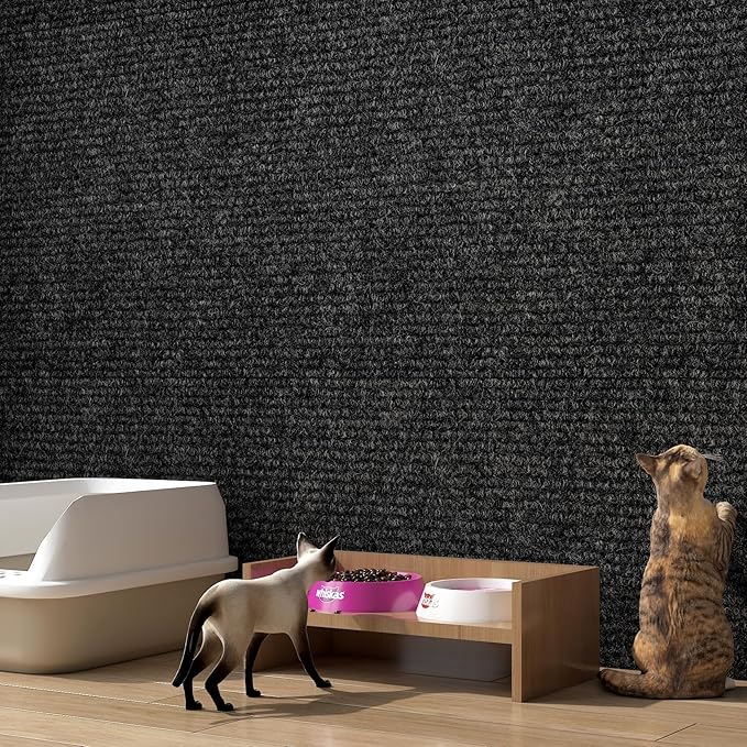LaCheery 24"x79" Cat Anti Scratch for Furniture Protectors from Cats Scratching Couch Protector from Cat Claws Scratch Pad for Cats Pets Scratching Carpet Door Bed Walls Corner Cover Large Roll Sticky