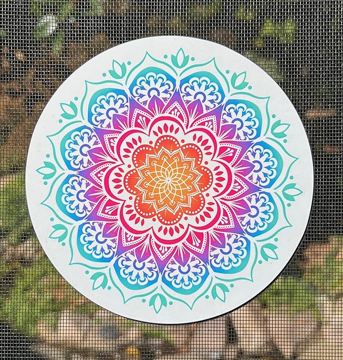 Screen Door Magnets Double Sided – Keep People, Kids, and Dogs from Running into a Screen Door. Saver - Robbins Aria Mandala
