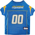 Pets First NFL Los Angeles Chargers Dog Jersey, Size Small, Football Shirt Costume for Pet, Dog Sports T-Shirt, NFL Team Clothing for Cats, Licensed Pet Apparel Available in 7 Sizes and 32 Teams