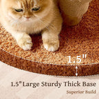 Modern Natural Solid Wood Cat Tree Tower for Indoor Cats Large Adult, 30 inch Flower Cat Tree with Scratching Post, Luxury Aesthetic Cat Tree with Cloud-Soft Flower Perches and Sisal Scratching Pad