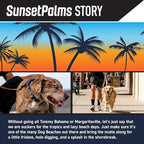 Wolfgang Heavy Duty Martingale Dog Collar with Quick Release Nylon Buckle for Walking & Training, SunsetPalms Print, Medium