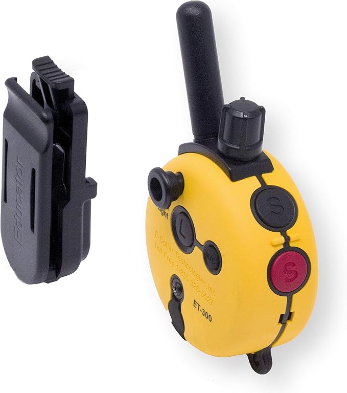 Educator Belt/Saddle/Purse Quick-Release Transmitter Holder for Educator Remote Dog Training Collars,Black