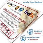 Leave Package Sign - Do Not Knock or Ring Bell (Do Not Knock - No Reason (Hang Sign))