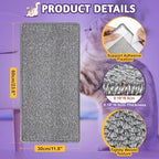 Wall Corner Cat Scratcher | Cat Scratcher Wall Mounted with Faux Sisal & Carpet Pad, 23.6x11.8 Inch Furniture Protector for Indoor Cats to Protect Couches & Walls