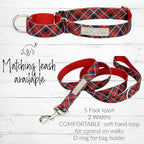 Lucky Love Dog Martingale Dog Collar - Adjustable, No-Slip, Durable, & Soft Webbing Collar for Male and Female Dogs Ideal for Training & Walking - Heywood, Medium