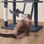 Topeakmart Cat Tower for Indoor Cats 63.5inch, Cat Furniture Condo with Scratching Posts as Kitten Activity Center