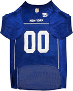 Pets First NFL New York Giants Dog Jersey, Size X-Small, Football Shirt Costume for Pet, Dog Sports T-Shirt, NFL Team Clothing for Cats, Licensed Pet Apparel Available in 7 Sizes and 32 Teams