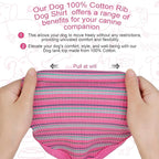 Elevate Your Pet's Comfort and Fashion: Premium 100% Cotton Rib Dog Shirt Vest for Small Breeds Like Chihuahuas, Yorkies, and Puppies .Year-Round Style with Tank-Style Puppy Attire Purple Small