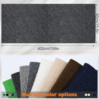 Cat Scratch Furniture Protector - 158" x 17" Trimmable Self-Adhesive Cats Claws Scratch Pads, DIY Cat Climbing Couch Protector for Scratch Post Cat Tree Replacement Indoor (Dark Gray)