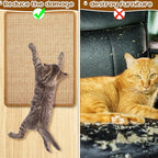 Newwiee 4 Pcs Cat Scratch Sisal Mat Cats 15.7 x 12 Inch Scratching Pad Rug for Cat Grinding Claws and Carpets Sofa Couch Furniture Door Protector