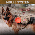 Forestpaw Dog Harness for Large Dogs,Tactical Dog Harness with Handle,No Pull Military Service Dog Vest with Pockets Adjustable for Walking Training,Camo Brown,Chest 21.5-45"