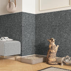 LaCheery 15.8"x79" Couch Cat Scratch Protector Cat Scratch Deterrent for Furniture Protectors from Cats Scratching Mat for Indoor Cats Floor Wall Corner Sofa Pet Protector Cover Self Adhesive Pad Gray