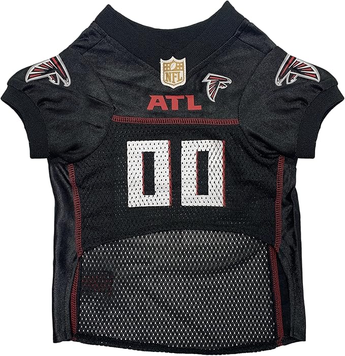 Pets First NFL Atlanta Falcons Dog Jersey, Size Large, Football Shirt Costume for Pet, Dog Sports T-Shirt, NFL Team Clothing for Cats, Licensed Pet Apparel Available in 7 Sizes and 32 Teams