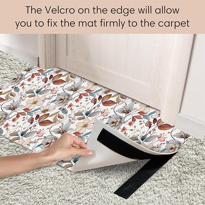 Wild Living Cat Carpet Protector for Pets Prevents and Provides a Solution to cat Ripping up Carpet Under Door Anti Scratch Door Protector cat Scratch Carpet Protector mat with Adhesive