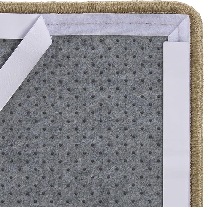 SAFAVIEH Cat Scratch Mat Pad Collection, 9" x 14", Ivory, Sisal & Jute Boucle Weave, Velcro & Slip Resistant Backing