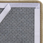 SAFAVIEH Cat Scratch Mat Pad Collection, 10" x 24", Ivory, Sisal & Jute Boucle Weave, Velcro & Slip Resistant Backing