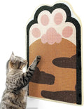 Lukamoo® Cat Scratching Pad, Wall Mounted Scratcher for Indoor Cats (Medium (24'' x 16'')) (Orange Tabby)