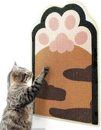 Lukamoo® Cat Scratching Pad, Wall Mounted Scratcher for Indoor Cats (Medium (24'' x 16'')) (Orange Tabby)