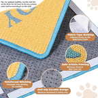 Sisal Cat Scratcher Mat, Cat Wall Scratcher for Indoor Cats, 23.6x15.7 Inch Cat Scratch Pad with Hook & Loop, Wall Mounted Cat Scratching Post to Protect Couch and Carpet（Surfer）