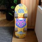 Suck UK Cat Scratcher Skateboard - Cat Scratching Board - Cardboard Cats Scratchers - Funny Gifts - Kitten Accessories & Accessories for Indoor Cats Furniture - Kitten Cardboard Scratcher