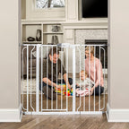 Regalo Safety 36" Extra Tall and 49" Wide Baby Gate for Doorways & Bottom of Stairs, Pressure Mounted Walk Through Baby Gate for Toddlers & Pets, Tested & Safe, American Designed, American Owned