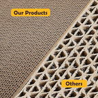 Cat Scratcher, 17.3"L x 7.9"W x 4.7"H, Reversible Design for Double Service Life