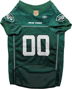 Pets First NFL New York Jets Dog Jersey, Size Medium, Football Shirt Costume for Pet, Dog Sports T-Shirt, NFL Team Clothing for Cats, Licensed Pet Apparel Available in 7 Sizes and 32 Teams