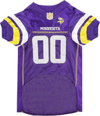 Pets First NFL Minnesota Vikings Dog Jersey, Size Large, Football Shirt Costume for Pet, Dog Sports T-Shirt, NFL Team Clothing for Cats, Licensed Pet Apparel Available in 7 Sizes and 32 Teams