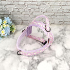Didog No Pull Dog Harness with Soft Padded, Easy Walk Dog Harness with Quick Release Buckle, Adjustable & Reflective Pet Harness with Soft Padded for Medium Large Dogs (L:Chest 26-33", Purple)