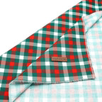 Elegant little tail Christmas Dog Bandana, Holiday Girl Boy Dog Bandanas for Small Medium Large Soft Dogs Washable Square Dog Scarf Adjustable Dog Kerchief
