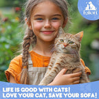 Cat Scratch Furniture Protector - Anti-Slip, Waterproof Sofa Cover to Keep Cats Off, Pet-Friendly Couch Protectors for 3 Cushion Couch, Anti-Scratch Couch Cover for Pets and Kids 134"X71"Navy Blue