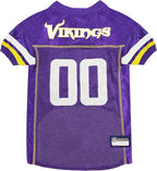 Pets First NFL Minnesota Vikings Dog Jersey, Size X-Small, Football Shirt Costume for Pet, Dog Sports T-Shirt, NFL Team Clothing for Cats, Licensed Pet Apparel Available in 7 Sizes and 32 Teams