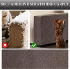 2 Pack Cat Scratch Furniture Protector Trimmable DIY Climbing Scratching for Indoor Couch Protector from Cat Claws, Walls and Tower Replacement (Brown, 15.7’‘ x 78.7'')