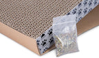 iPrimio Cat Scratch Ramps (2 Ramps for One Price) - Foldable for Travel and Easy Storage - Great for Cats Playing Over, Laying, and Scratching - Patent Pending Design (2 Pack)