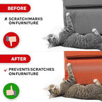 XFasten Anti-Scratch Cat Training Tape, 3-Inches x 30-Yards - Door, Couch, Furniture and Leather Scratch Guard Protector Tape for Cats and Pets