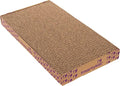 SmartyKat Super Scratcher+ Double Wide with Catnip Infusion Technology Corrugate Cat Scratch Pad, Reversible