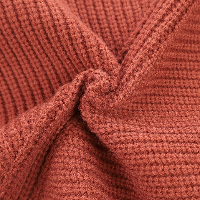 Fitwarm Thermal Knitted Dog Sweater Doggy Winter Coat Pet Clothes Doggie Turtleneck Jacket Puppy Outfits Cat Sweatshirt Red X-Large