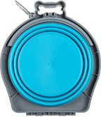 Loving Pets 73807992: Travel Double Diner Dog Bowl, Blue Md