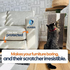 Cat Scratch Furniture Protector for Couches, Couch Arm Covers, Anti-Scratch Furniture Protector for Leather Couch, Cat Deterrent, Sofa Arm Covers, Couch Corner Protector - Model 1b