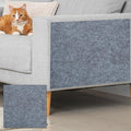 uxcell Self-Adhesive Cat Scratching Mat, 1 Roll 23.6" x 23.6" Couch Protector from Cat Claws for DIY Sofa, Wall, Doors, Cut Anti Cat Scratch Pad Carpet Mat, Light Gray