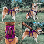 Tuff Pupper Escape Proof No Escape Dog Harness | 5 Point Adjustable Fit Harness for Dogs | Padded Dog Harnesses | Handle Dog Lift Harnesses