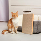 5 in 1 Cat Scratching Pads for Indoor Kitten Play, Recyclable and Durable Corrugated Cardboard Cat Scratcher Pad Suitable for Rest, Grinding Claws and Play (5 Pack)