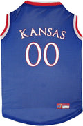 Pets First KU-4020-XXL Kansas Basketball Jersey, Multicolor, One Size