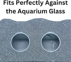 Aquarium Underground Tunnel Cave Natural Curve Two Hole | Viewing Fish & Shrimp Under Gravel Tunnel | Fish Tank Decor Decoration Hideout Perfect for Corydora Catfish, Kuhli Loach, Pleco