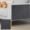 uxcell Self-Adhesive Cat Scratching Mat, 1 Roll 23.6" x 23.6" Couch Protector from Cat Claws for DIY Sofa, Wall, Doors, Cut Anti Cat Scratch Pad Carpet Mat, Dark Gray