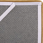 SAFAVIEH Cat Scratch Mat Pad Collection, 9" x 14", Light Brown, Sisal Boucle Weave, Velcro & Slip Resistant Backing