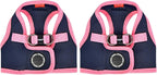 Puppia Soft Vest Harness B II - Navy - M (Pack of 2)