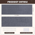 Cat Scratch Furniture Protector, Self-Adhesivet Scratch Mats Deterrent for Furniture, DIY Climbing Cat Scratcher Couch Protector from Cat Claws(Light Grey, 78.7x15.8Inch)