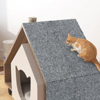 Yenhome 15.7"X80" Self-Adhesive Cat Scratch Mat for Covering Pad Post Cat Scratch Furniture Protectors from Cats Scratching Grey White Anti Scratch Furniture Protector for Couch, Sofa, Wall & Door