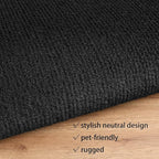 ICOOP Furniture Protectors from Cats Scratching Self Adhesive Black Cat Scratching Mat 15.8"×160" DIY Cat Couch Protector Sofa Protector for Cats Scratch Posts Couch Protection Replacement Carpet Rug